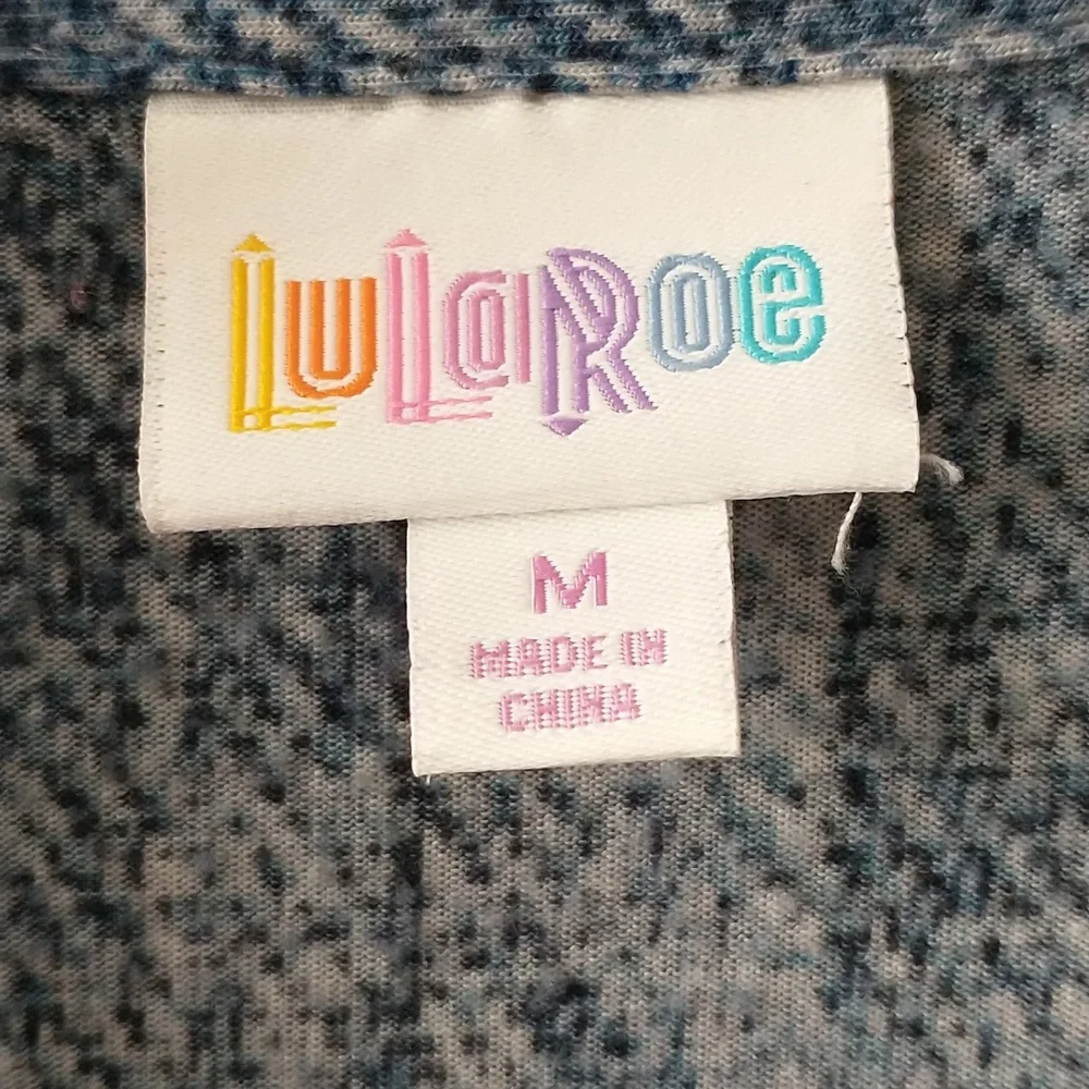 LuLaRoe medium blue teal - Picture 5 of 9